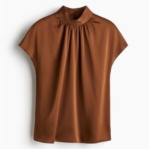 H&M Chic Brown Blouse